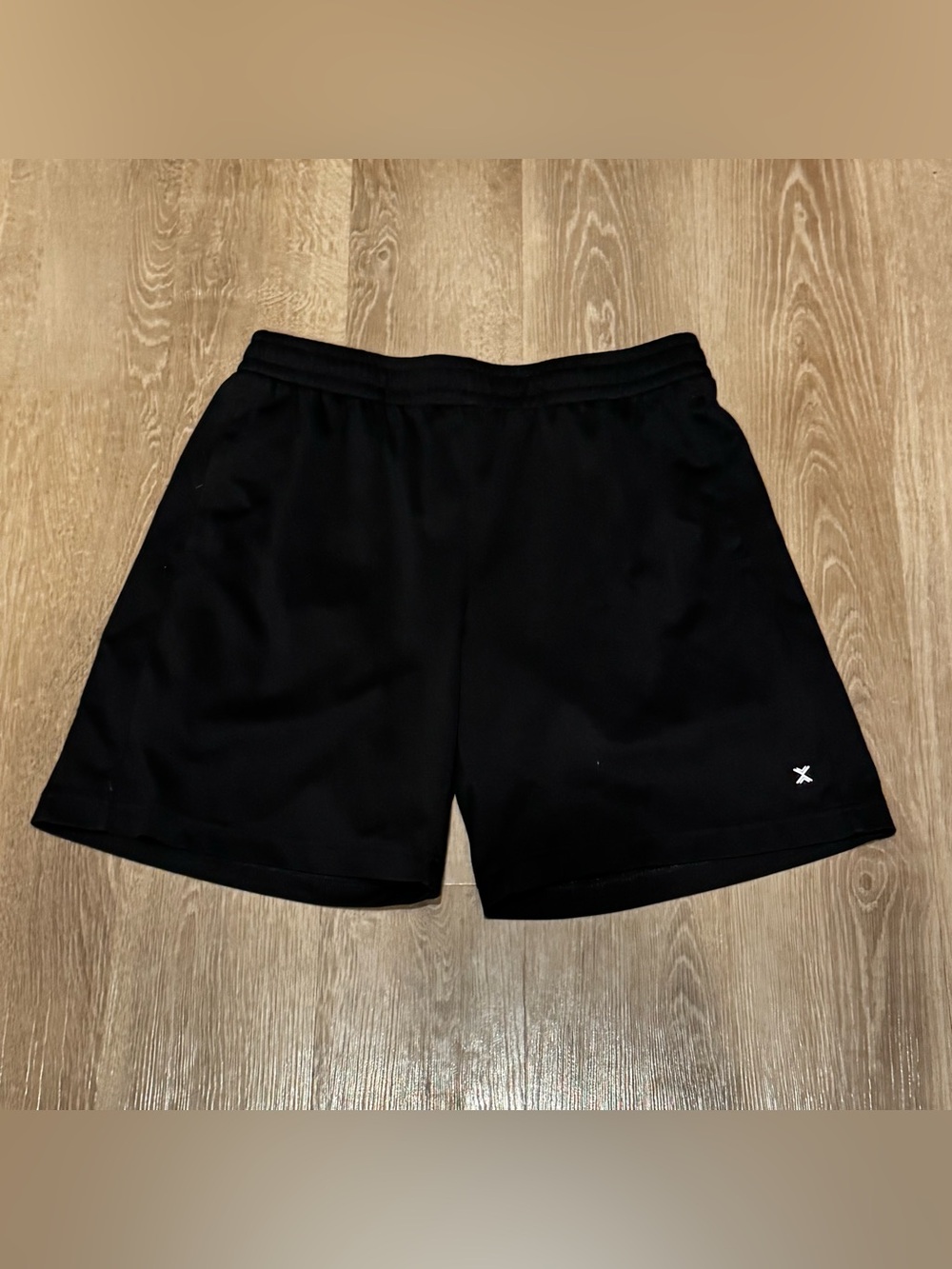 Xersion Black Athletic Shorts with Subtle Logo